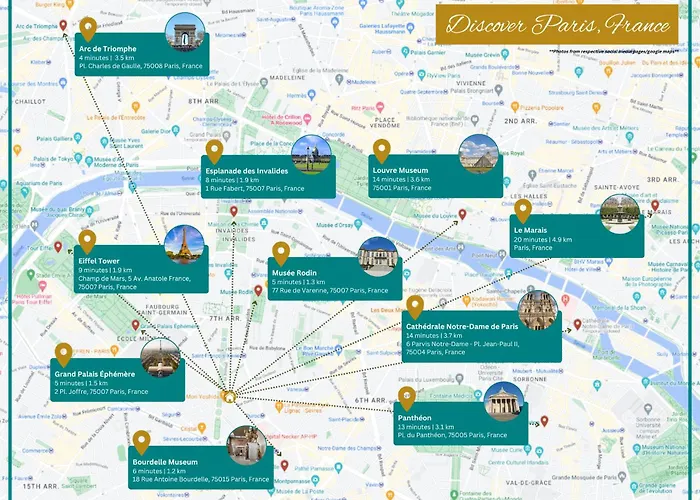 Le Bertrand - Cosy - 6 Pers- Invalides-tour Eiffel Appartement